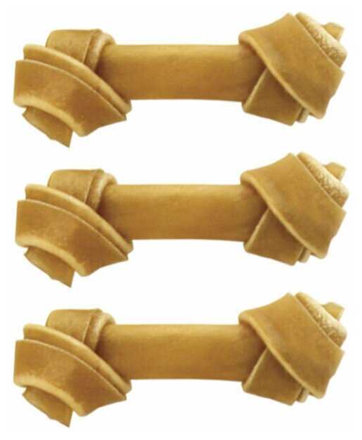 Лакомство для собак Triol косточки жевательные DENTAL узловые, 10см, 90-105г, (в упаковке 3шт)