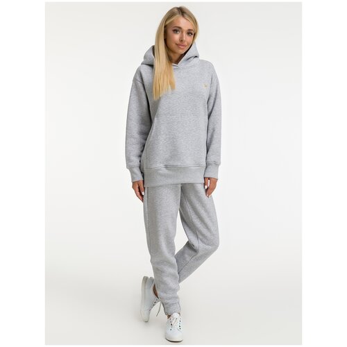 фото Трикотажный костюм из футера (арт. 27453) темная пудра размер s золотая нить