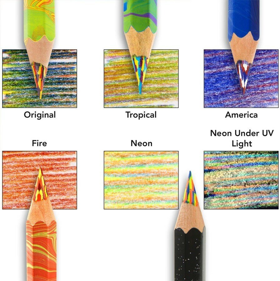 Карандаши цветные Koh-I-Noor Magic многоцветные 5 шт - фото №5