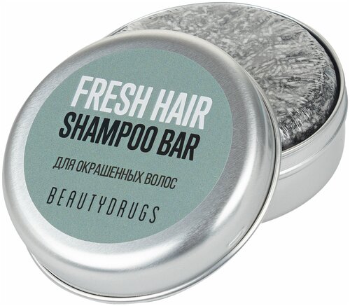 Beautudrugs Твердый шампунь для окрашенных волос Fresh Hair Shampoo Bar