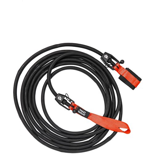 Трос латексный Long Safety cord, 5,4-14,1 kg, Black/Red, MAD WAVE