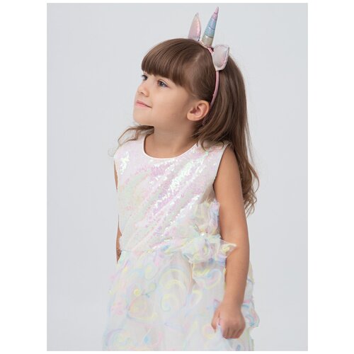 фото Платье wizzy, комплект, размер 98, белый