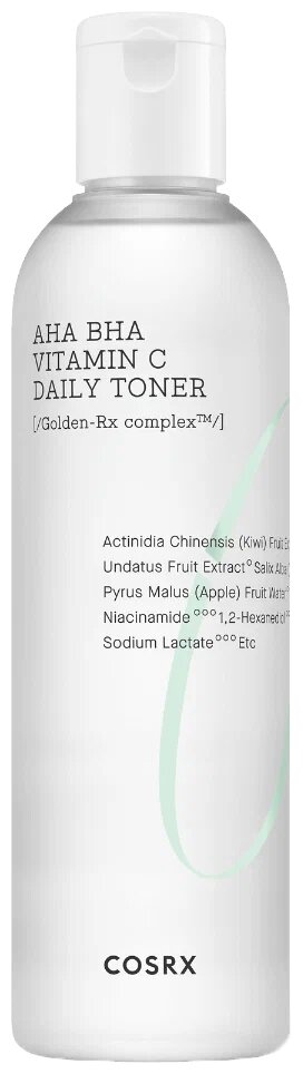 Мультикислотный тонер для сияния COSRX Refresh AHA BHA Vitamin C Daily Toner