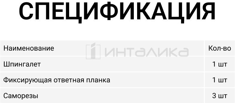 Накладная защелка мебельная (шпингалет), 16х71 мм, никель, 1 шт