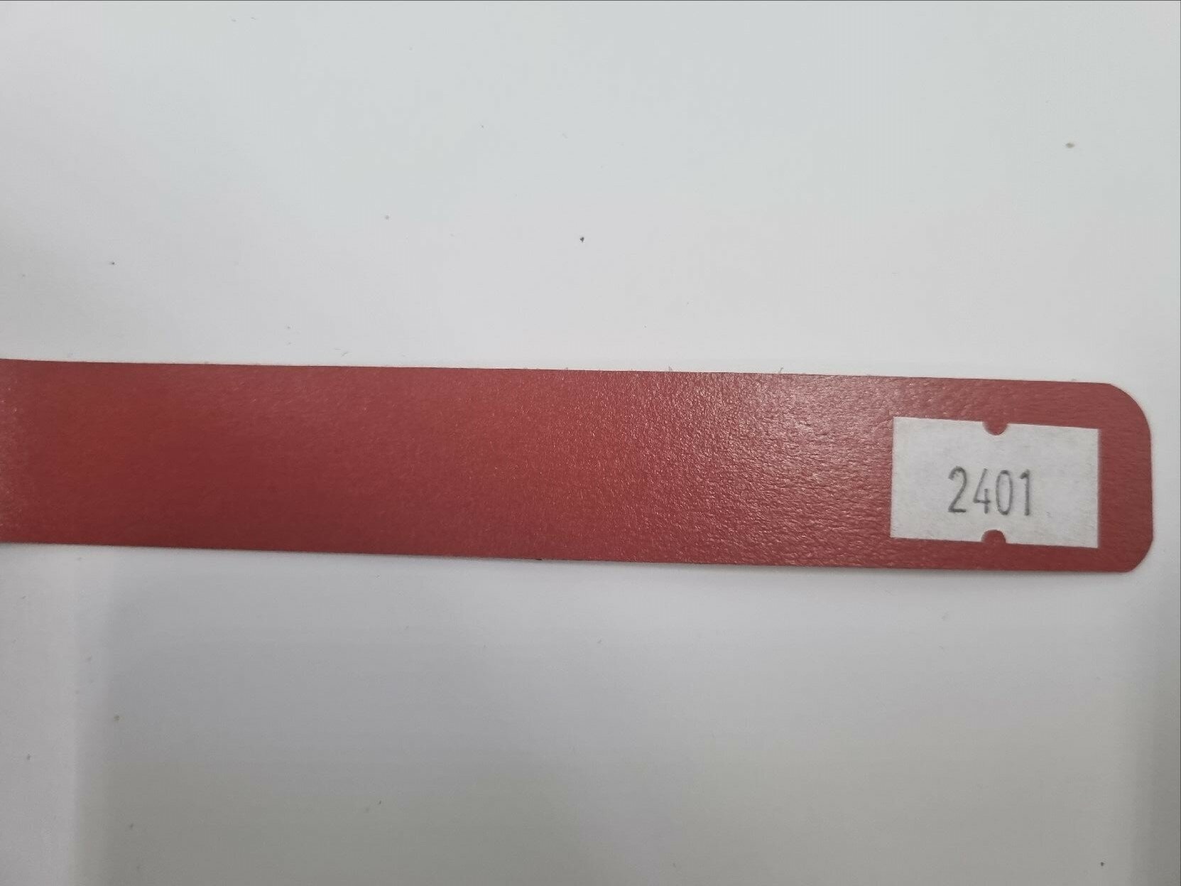 Кромка меламиновая 19мм с клеем, цвет бордовый 2401, 5метров