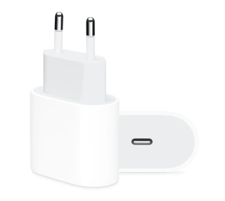 Зарядка type c / Зарядка / Блок питания для телефона USB-C 20W / Адаптер usb type c / для iphone и android / Белый — фото 1