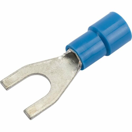 Наконечник Klauke klk630C5, Вилочный изолир. наконечник 1,5-2,5мм2 под винт М 5 (синий), 1шт