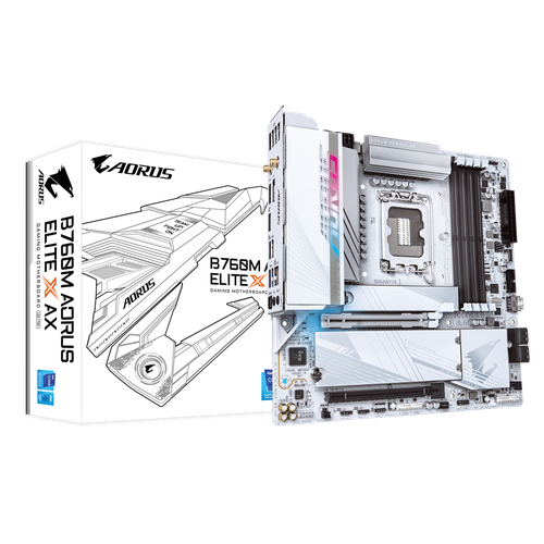 Материнская плата Gigabyte B760M AORUS ELITE X AX 25100₽