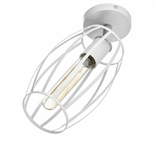 Спот "Овал" Е27 40Вт белый 14х23 см (комплект из 2 шт)