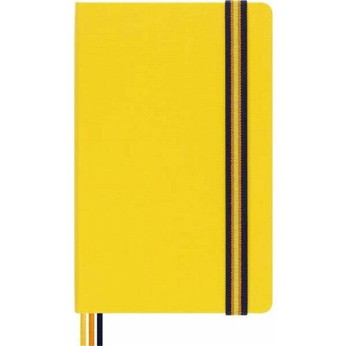 Блокнот Moleskine LIMITED EDITION K-WAY SKQP060KWYELLWT05 Large 130х210мм обложка текстиль 240стр. линейка желтый moleskine блокнот moleskine classic qp060p14 large 130х210мм 240стр линейка твердая обложка коричневый