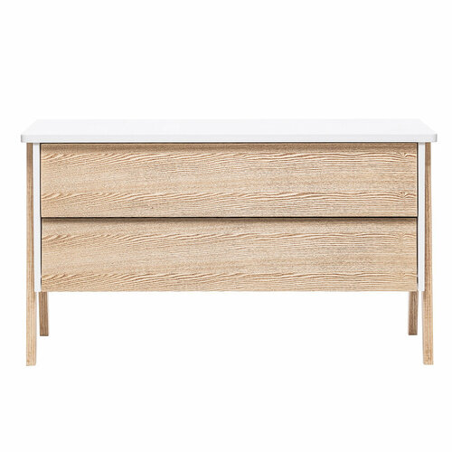 Комод Leset Сканди 2 ящика, Oak/Milk Oak