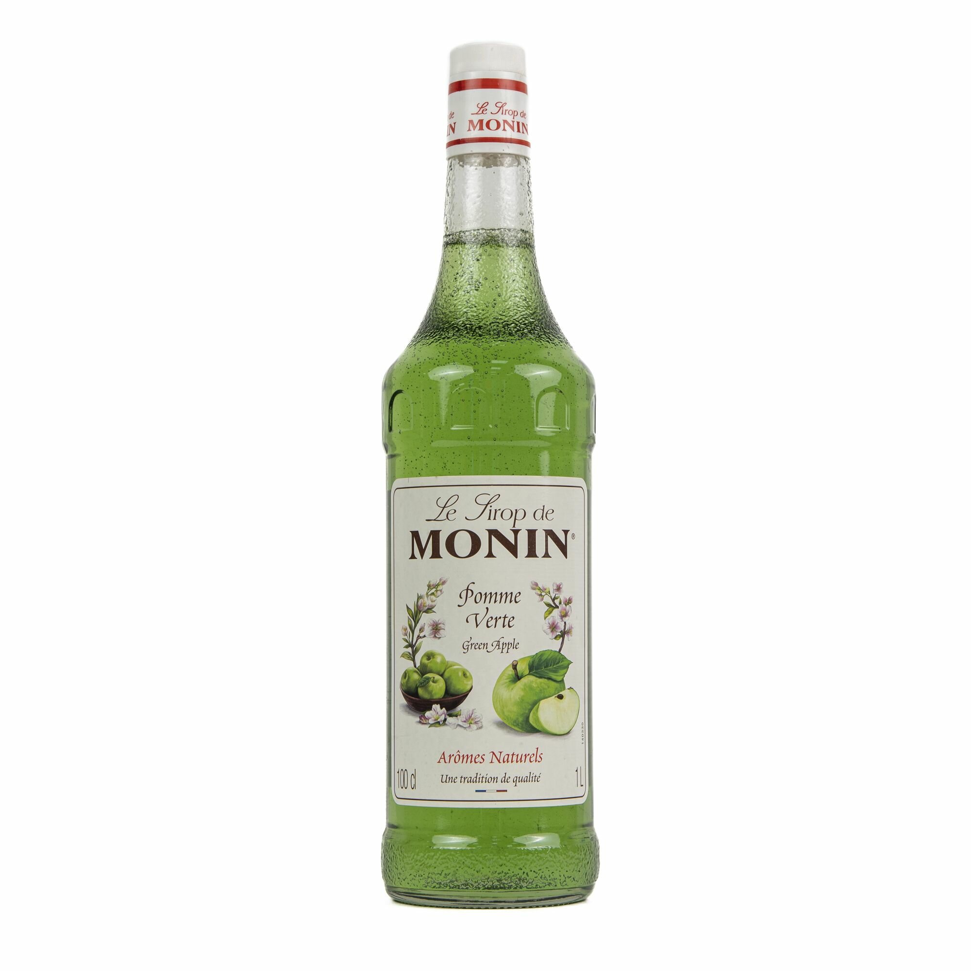 Сироп MONIN Зеленое яблоко 1 литр, стекло