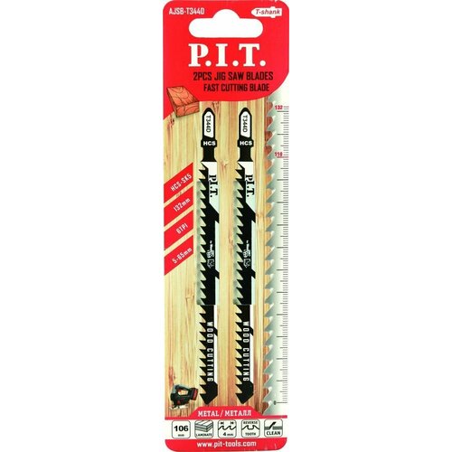 Пилка для лобзика по дереву PIT T344D быстрый рез 110ммAJSB-T344D 145₽