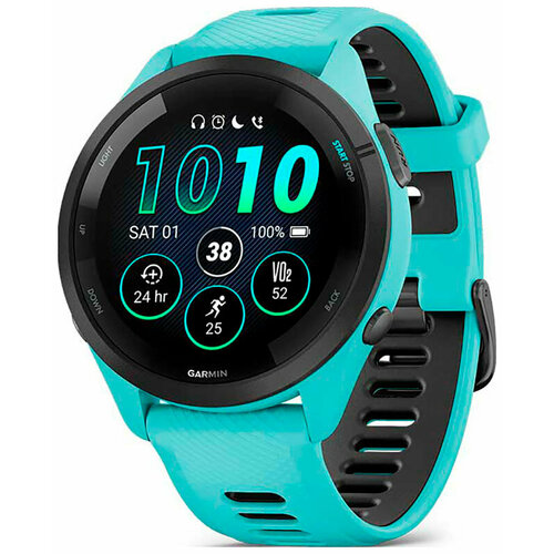 Часы Garmin Forerunner 265 MUSIC, AQUA