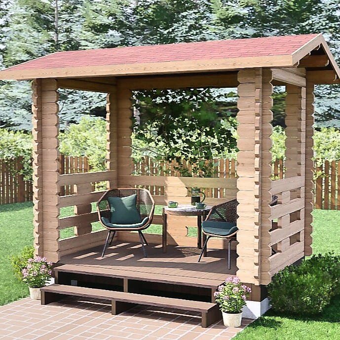 фото Дачные беседки «Дом для Вас» 3,0х2,0 м Виноградная