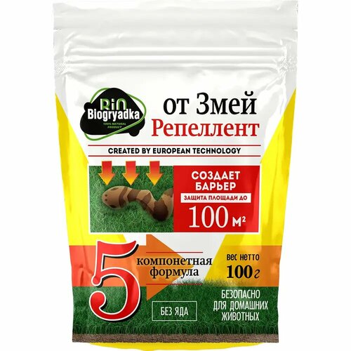 Отпугиватель змей Биогрядка 100 гр 932₽