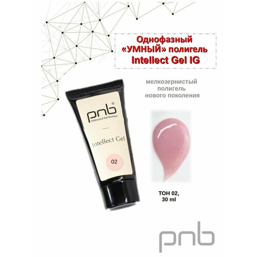 Intellect Gel IG 02 30 g/УФ/ЛЕД Интеллект Гель IG 02, PNB, 30 г