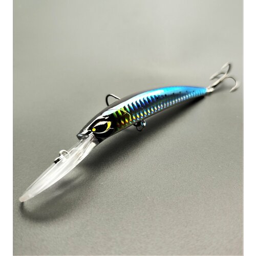 Воблер для троллинга YO-ZURI 110 Crystal minnow Deep diver(F) Япония на щуку, сома, судака