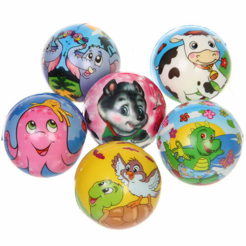 Мяч 63 см Радостное лето антистресс микс стикер на вложение 329₽