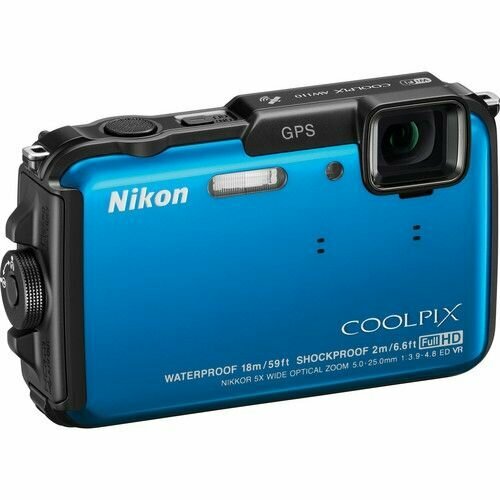 NIKON Фотоаппарат NIKON Coolpix AW110 Blue 3595000₽
