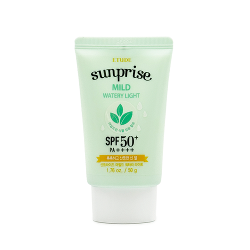 Etude Солнцезащитный легкий крем для лица Sunprise Mild Watery Light SPF 50PA 50 г 1419₽