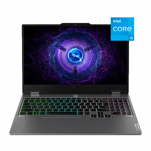Ноутбук Lenovo LOQ 3 Series 15IAX9 Core I5 2450HX 16GB SSD 512GB GeForce RTX 4050 6GB NO OS 83GS005PRK 96490₽