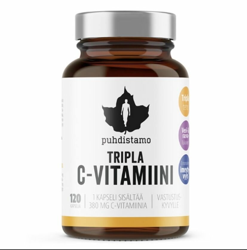 Витамин С Tripla c-vitamiini Финляндия 60 капсул