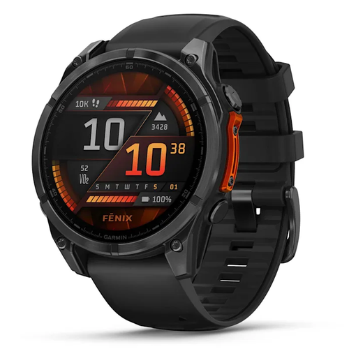 Умные часы Garmin fenix 8 47 mm AMOLED slate gray with a black silicone band 010-02904-00 147790₽