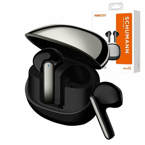 Беспроводные наушники Recci Schumann Wireless Earbuds HiFi BT53 260mAh30mAh Серый 3890₽