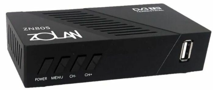 Цифровая приставка Zolan ZN805, черный