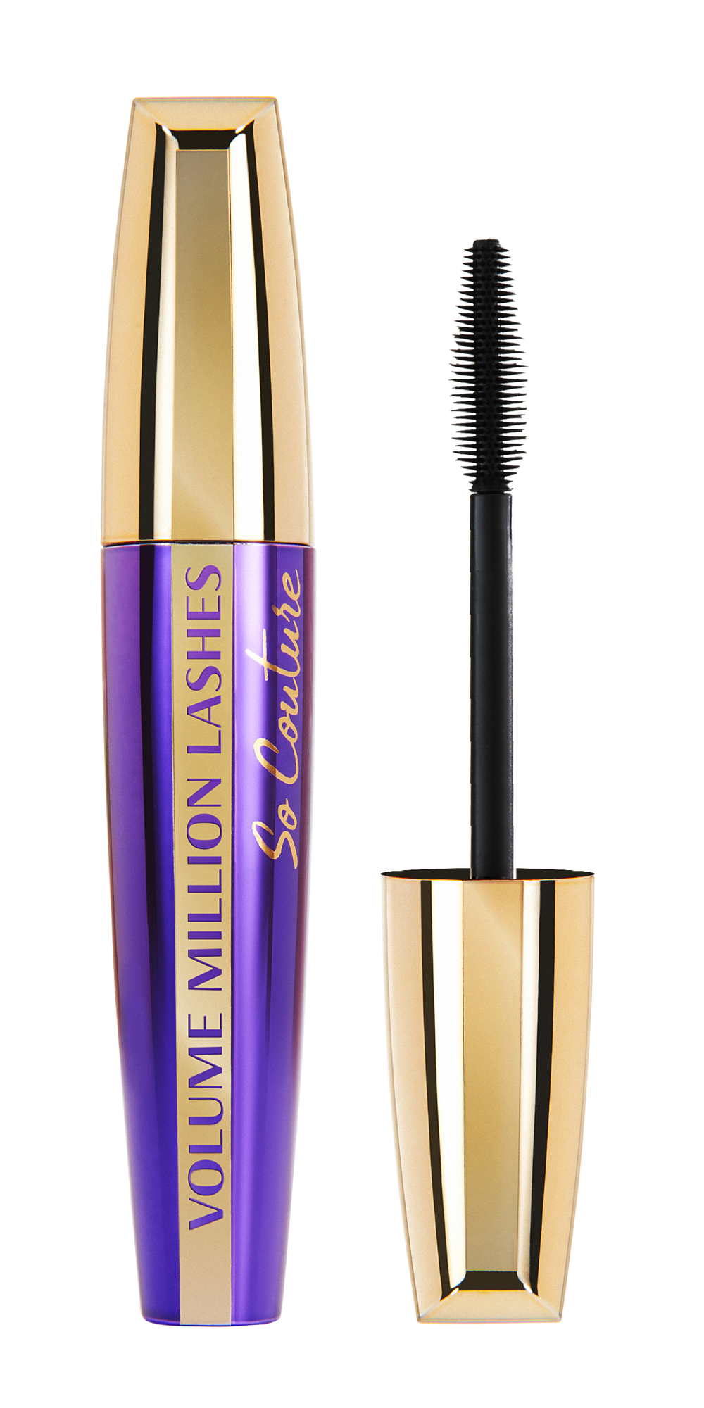 L'Oreal Paris Тушь для ресниц VOLUME MILLION LASHES SO COUTURE для объема и разделения, черная, 9.5 мл