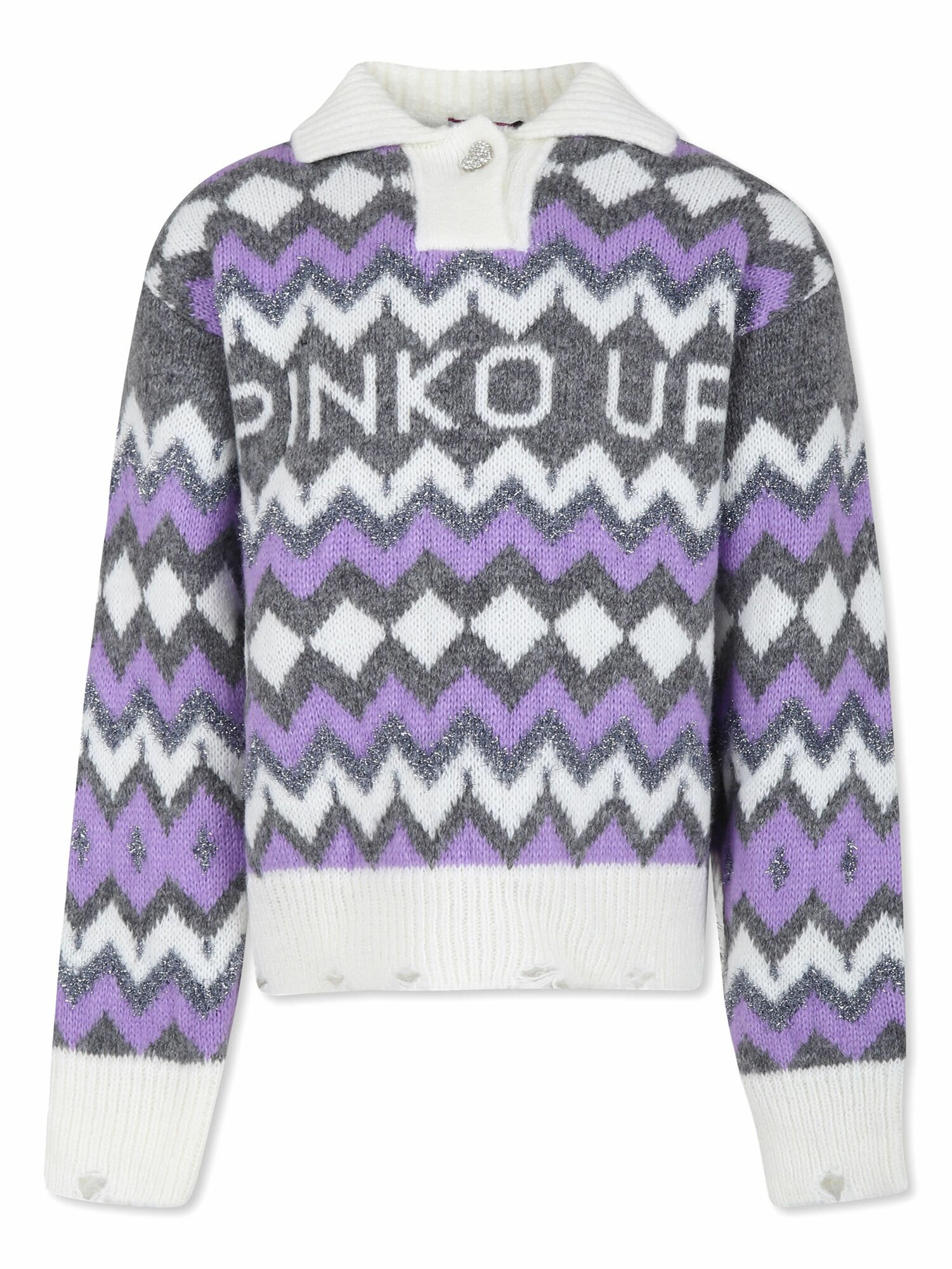 Pinko Kids - жаккардовый свитер...