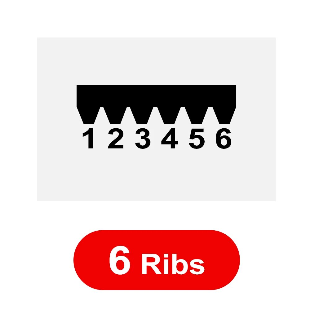 V-ремни PJ343 135J для RC машин 1Piece 135J 6Ribs