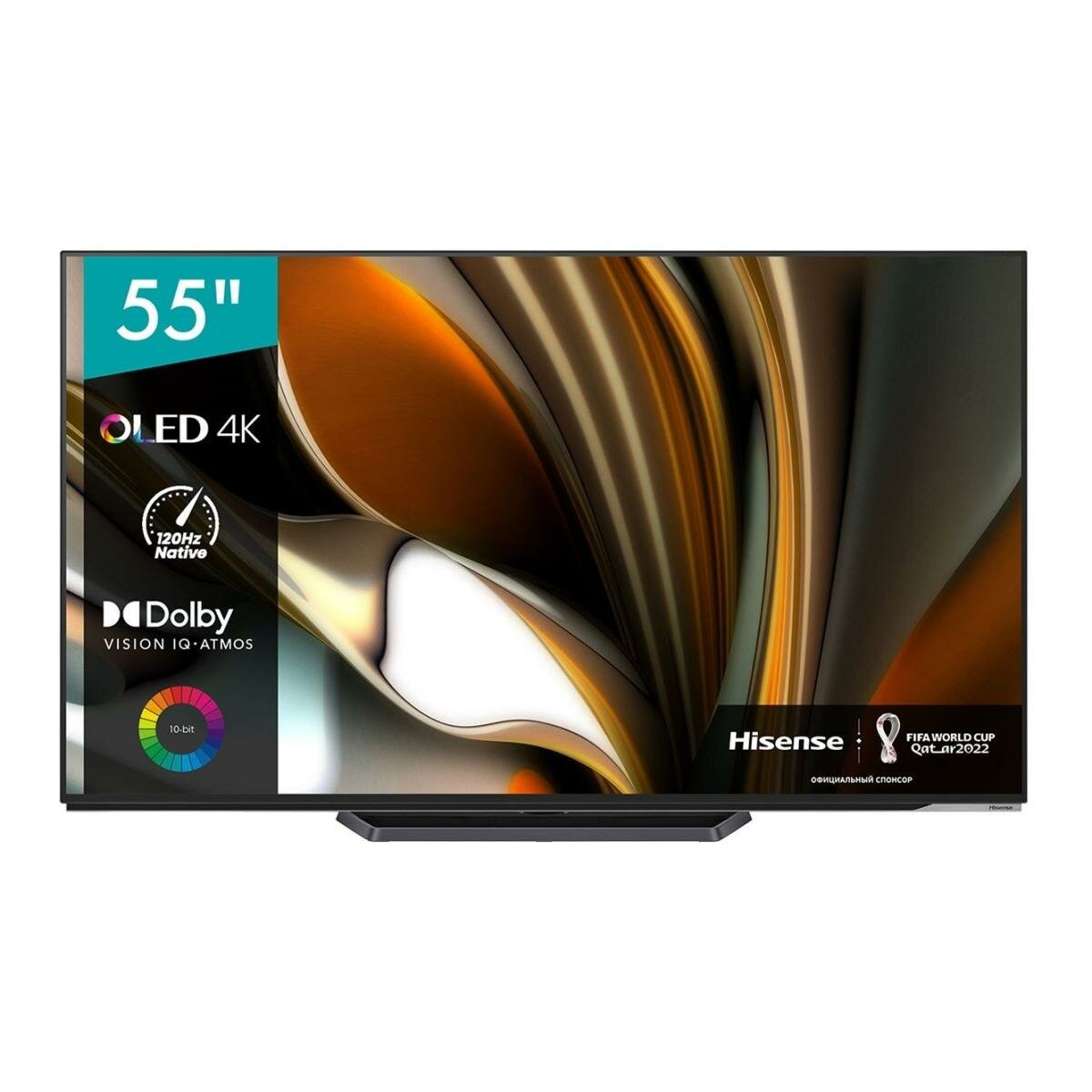Телевизоры Hisense Телевизор 55" OLED 4K UHD Hisense 55A85H Чёрный