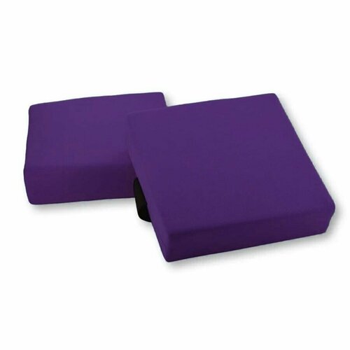 Подушки для растяжки Rekoy 18х18 см, набор 2 шт, фиолетовый