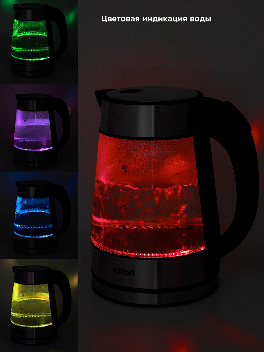 Чайник Kitfort КТ-6105 — фото 1