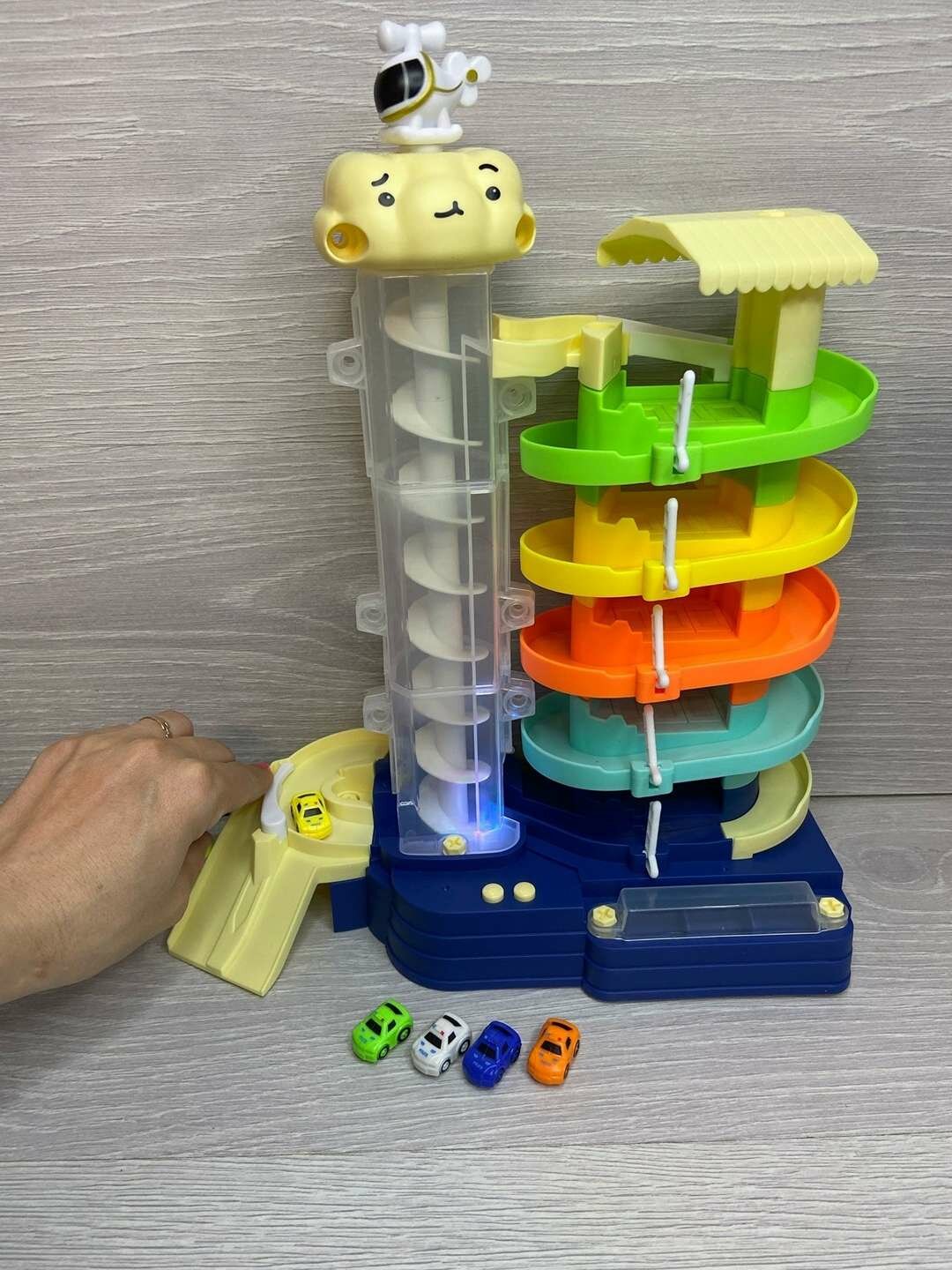 Игровой набор Kids Bricks Автопарковка, пластик, 1442 детали