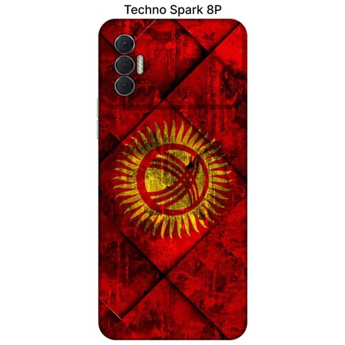 Чехол-накладка с принтом для Tecno Spark 8P