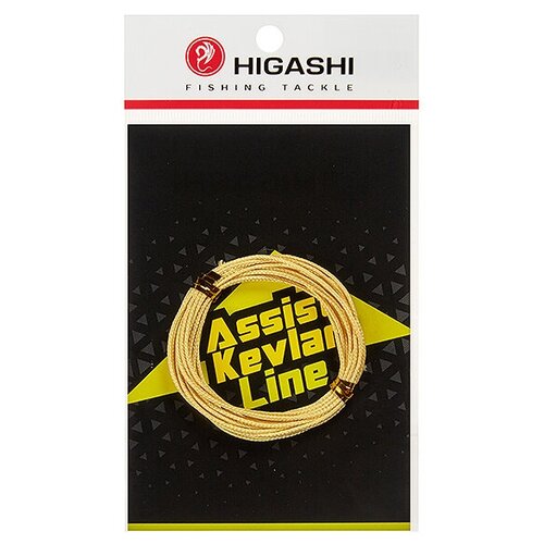 higashi удилище higashi combo fina fluo yellow Поводковый материал HIGASHI Kevlar Line 100lbs 3м