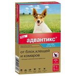 Адвантикс (Elanco) для собак от 4 до 10 кг для защиты от блох, иксодовых клещей и летающих насекомых и переносимых ими заболеваний - изображение