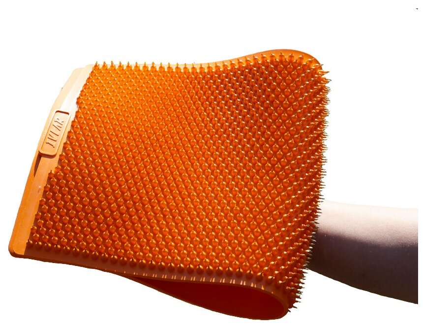 Аппликатор Кузнецова с металлическими иглами ивлар вита, размер 480х240 мм, цвет оранжевый, шаг игл 5.5 мм