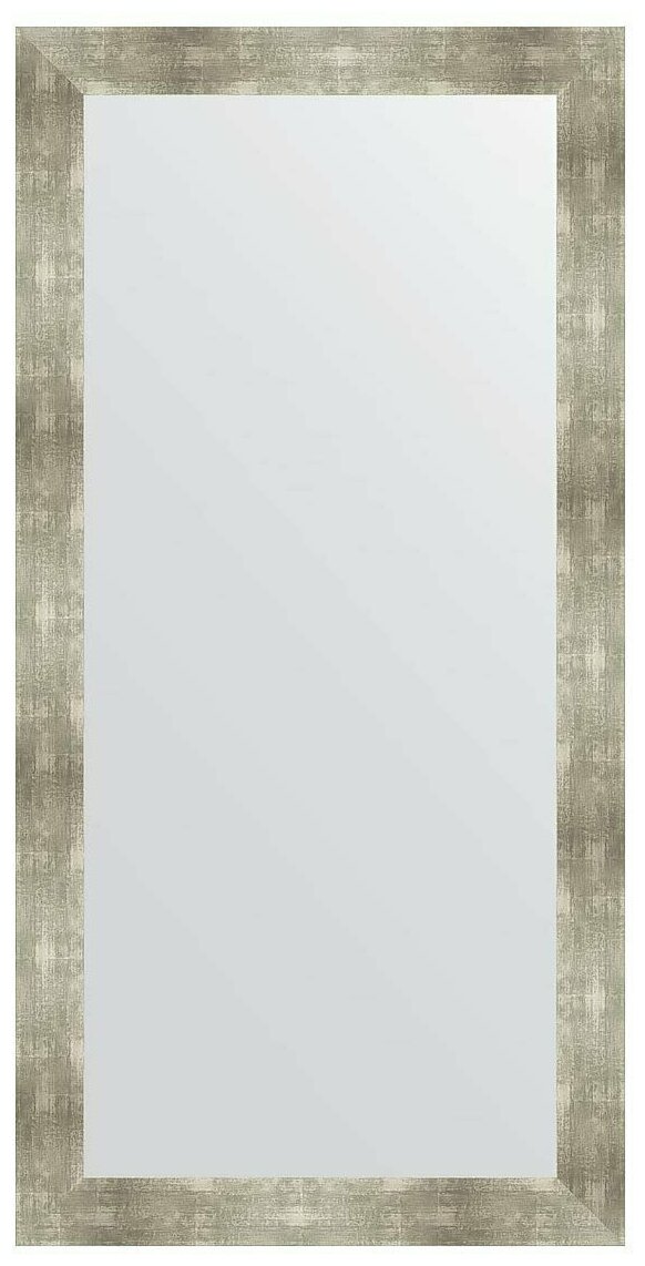 Зеркало Evoform в багетной раме алюминий 90 мм, 80x160 см - фото №1