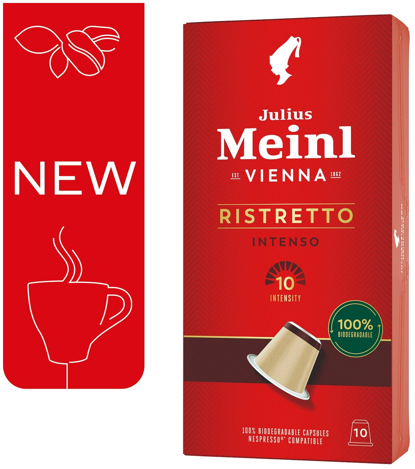 Кофе в капсулах Julius Meinl Ristretto Intenso (Ристретто Интенсо), стандарта Nespresso, 4x10шт - фотография № 6