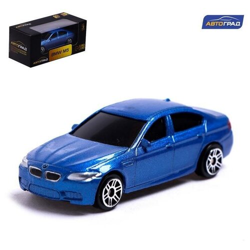 Машина металлическая BMW M5, 1:64, цвет синий