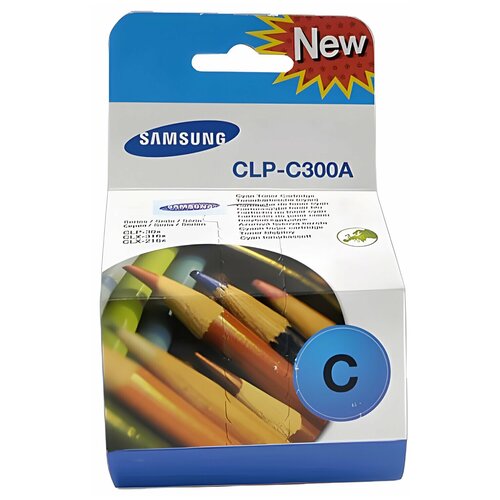 Картридж CLP-C300A Samsung CLP 300 CLX 2160 3160 синий тонер 1000стр