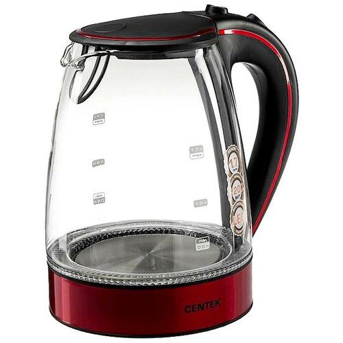 Чайник электрическийстеклянныйс внутренней LED подсветкойкрасныйдля домаофисакухни 17 л 576000₽