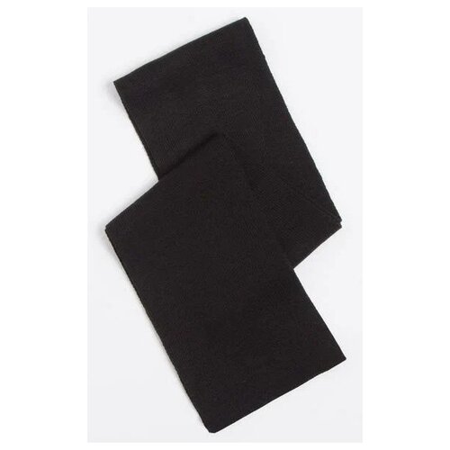 фото Шарф детский, цвет черный, размер 106х12 мегашапка