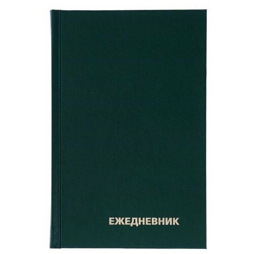 Ежедневник полудатированный на 4 года А5, 192 листа, обложка бумвинил, зелёный (1 шт.)