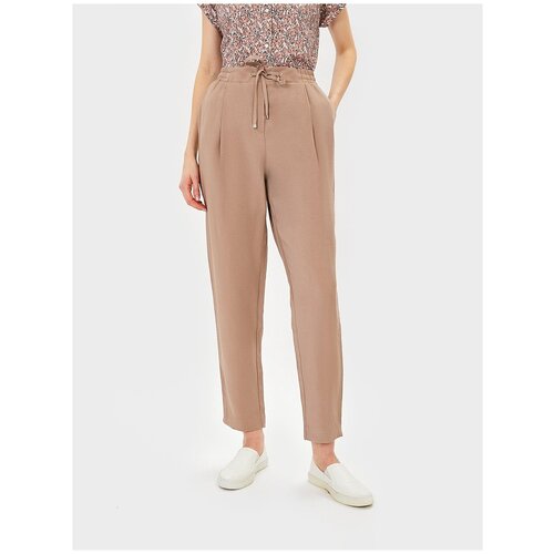 фото Брюки baon повседневные брюки-джоггеры baon, размер: xl, бежевый