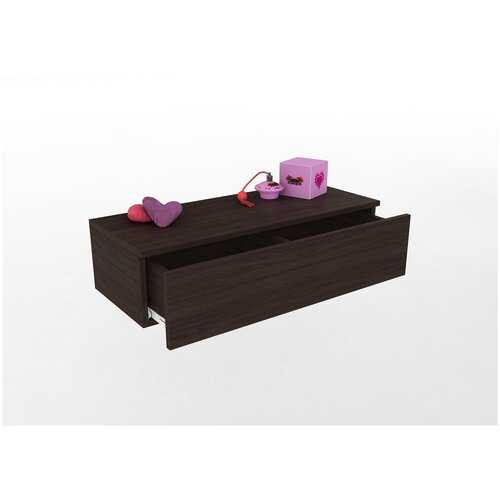 Туалетный столик Cutie гримерный (для макияжа), подвесная консоль, Бетон